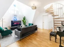 nestup - 130 qm Maisonette-Penthouse - Dachterrasse mit exklusivem Panoramablick