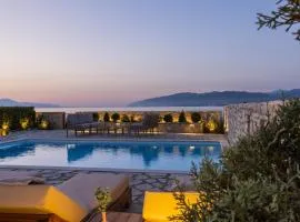 Seafront Villa Ciel with Private Pool in Nafpaktos