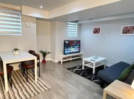 Chic Milton Basement, Near Highways & Airport