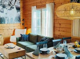 Parimökki Kaarni - 1km Ylläksen rinteisiin, chalet de montaña en Ylläsjärvi