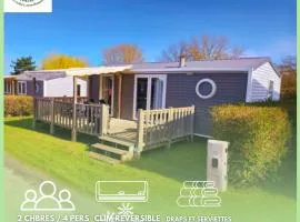 Houlgate-154- Mobilhome cosy 4 personnes Camping 5 étoiles