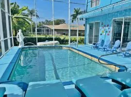 Villa Azul, piscina, BBQ, pesca, juegos