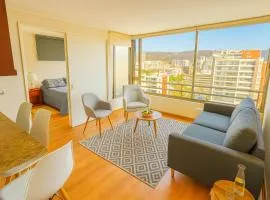 Departamento en mejor ubicación de Viña piscina climatizada y parking privado