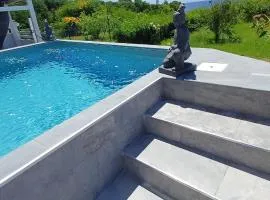 Gîtes Capra Pomme Surette piscine et spa