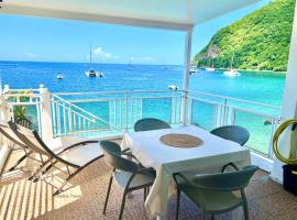 Ti Cabanon. Appartement vue mer &agrave; Deshaies.