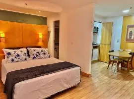 Flat Itaim Bibi ar condicionado arrumação diária