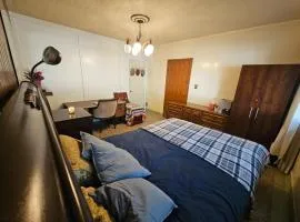 Charming East Van Room w Fireplace & Private Bathroom