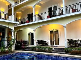 Morjim में, होटल Morjim Sunset Hotel - 400 meter to Morjim Beach