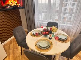 Brand new 2-room apartment in the very center of the city near Arbat, hotel v destinaci Almaty