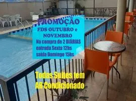 Pousada Parque Suites - Estacionamento e Piscina