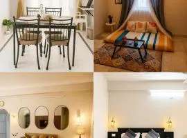 Hidden Gem - Fully Furnished 1BHK with Café Lights & Canopy, AC & Fast Wifi