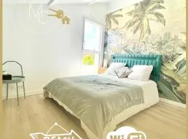 Jungle, chambre spacieuse au coeur des sables