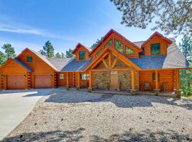 Hike, Fish and More Grand Cabin with Decks in Sturgis, hotel in Crook City
