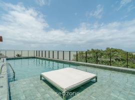 Est&uacute;dios em Condo. Beira-mar com Piscina na Praia do Bessa - GSEs, condo din Jo&atilde;o Pessoa