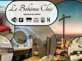 LE BOHEME CHIC - Terrasse BBQ Espace & Confort - Clim et Parking Gratuit - Idéal Famille - PLAGE 15 min - OFFRE SPECIALE