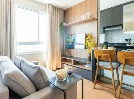 Apartamento sofisticado c vaga e vista Arena MRV