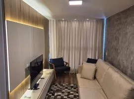Luxo e Lazer Apto 2Qtos 1 Suíte AC e Rooftop