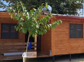 Eco Wooden Olympic view Village, caba&ntilde;a en Leptokarya