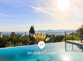 SELECT'soHOME - Magnifique villa pour 10 personnes avec piscine à débordement et vue sur la mer ! - VILLA PAVILLOU，位于勒拉旺杜的酒店