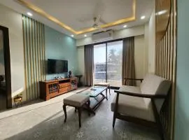 Goa Luxe 1BHK Apartment with Gym, Pool, Amenities - 5 Minutes Walk to Candolim Beach