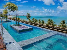 Beira-mar do Cabo Branco com varanda UN113, hotel in Penha