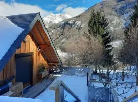 Chalet cosy avec vue magique