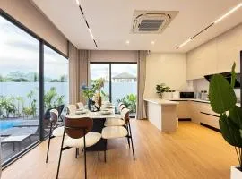 Chiang Mai near the old city brand new luxury single pool villa five-star villa B&B resort 4 bedrooms 5 bathrooms modern minimalist luxury decoration bring your luggage to stay