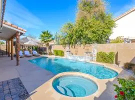 Boho 4BR Retreat with Heated Pool, Spa and Tiki Bar