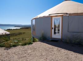 The Cisco Yurt, luksustelt i Garden City
