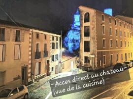 Spacieux 120 m2 en 3 chambres centre Foix - 2 sdb et 2 wc - Parking gratuit à 1 Minute, hotel in Foix