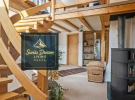 Lakeview Swiss Chalet with Hot Tub near Interlaken