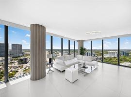 Iconic Blue Condo Miami Living, hotel v Miami