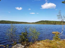 Mysig Fin stor stuga för 8 personer både på sommar och vinter!, hotel 
