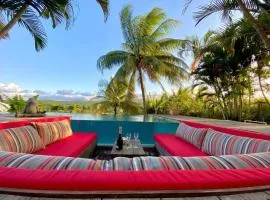 Chaleureuse villa vue mer et campagne