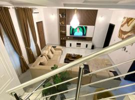 Shortlet Apartment Ajah Lekki, Lagos、ラゴスのビーチ・ホテル
