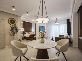 Gold Apartment E47 Studio Let's Sea Baltic Park Gąski, hotel en Gąski