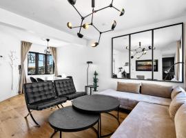 360 view Penthouse l Home office l 60 sqm balcony, acomoda&ccedil;&atilde;o com cozinha em Kristiansand