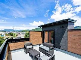 Sky deck for rent! Fuji view Open-air bath New building