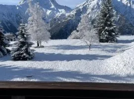 Panoramic Mountain View Apt, 65m2 with Parking, 6 guests