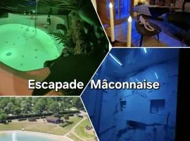 Spa-Sauna-Ciel de pluie tropicale-Champagne Nuit Romantique - Escapade Mâconnaise