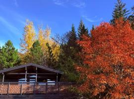 Lovely Cabin in the Capital Area with hot tube, holiday rental in Hafnarfjördur