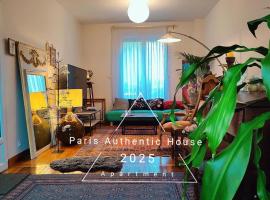 PARIS AUTHENTIC HOUSE 2 Maisons 1 studio ideale pour groupes, capacité 30 personnes, hotel i Paris