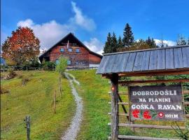 planinski dom Goška Ravan, hotel in Kamna Gorica