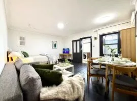 spacious self-contained studio near Sydney CBD