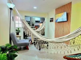 APUSHI with hammocks, close to the beach