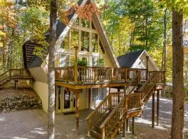 Cozy A-frame Cabin At Schuss Mt -3mins To Ski Lift