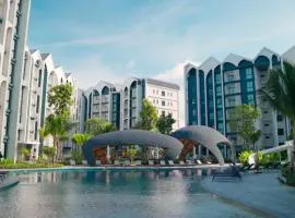 Title HALO 1 - Modern 1BR Pool View Walk to Nai Yang Beach