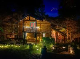 Crabapple-Secluded cabin with pond creek access, hot tube, fire pit in Blue Ridge