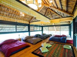 Mường Zen Villa, casa rústica em Kệ Sơn