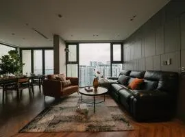 Sunset view Sky Villa in Ecopark resort with private pool